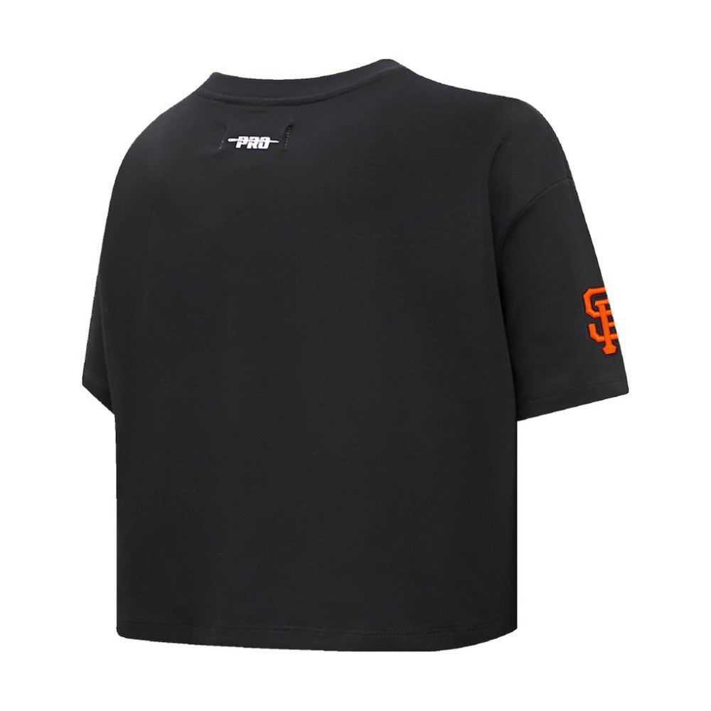 San Francisco Giants Pro Standard Women's Painted Sky Boxy Cropped T-Shirt - MLB T-shirts