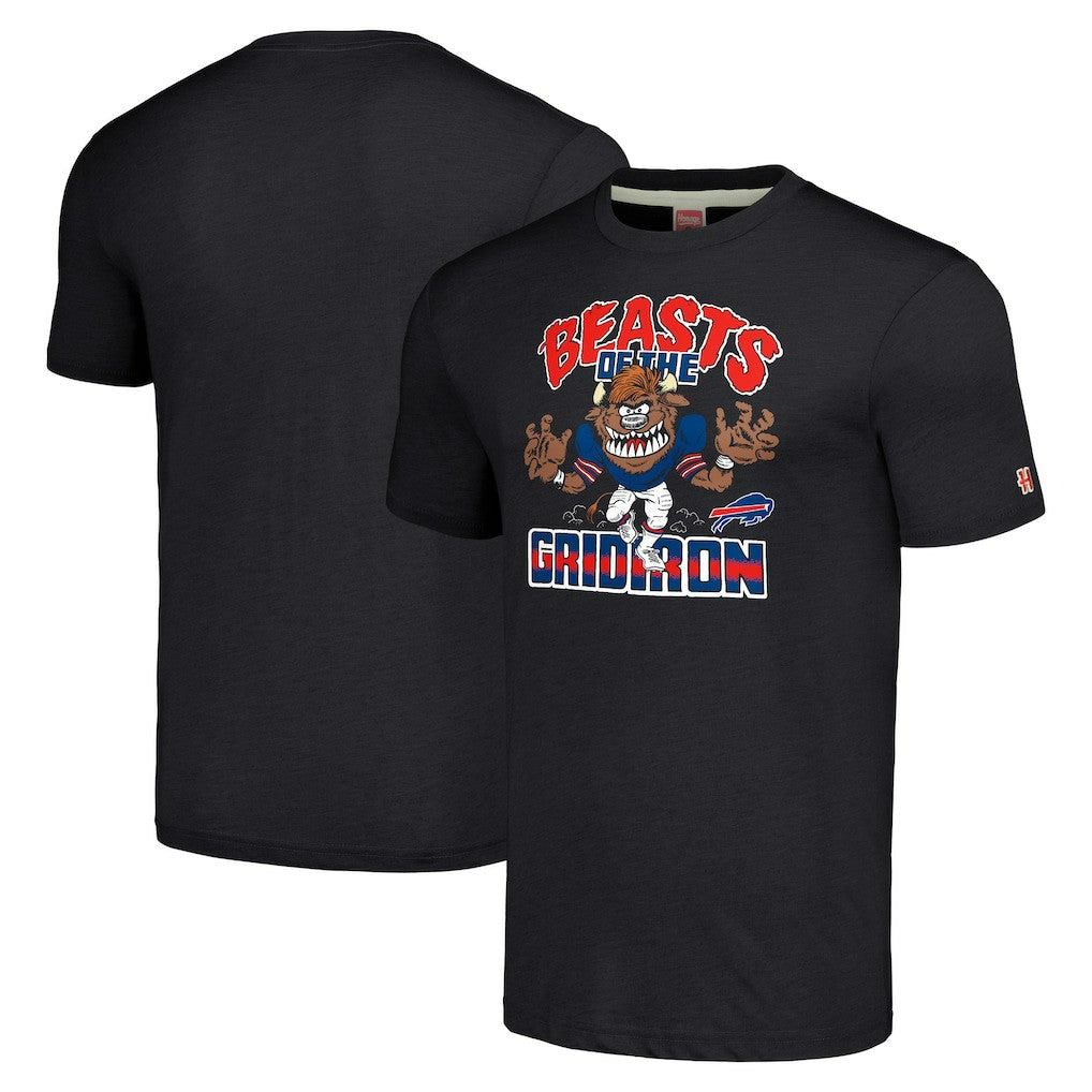 Buffalo Bills Homage Unisex Monsters of the Gridiron Halloween Tri-Blend T-Shirt | NFL US