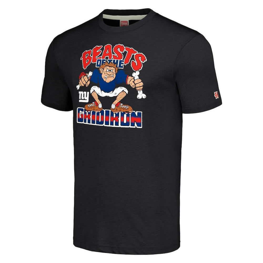 New York Giants Homage Unisex Monsters of the Gridiron Halloween Tri-Blend T-Shirt | NFL US