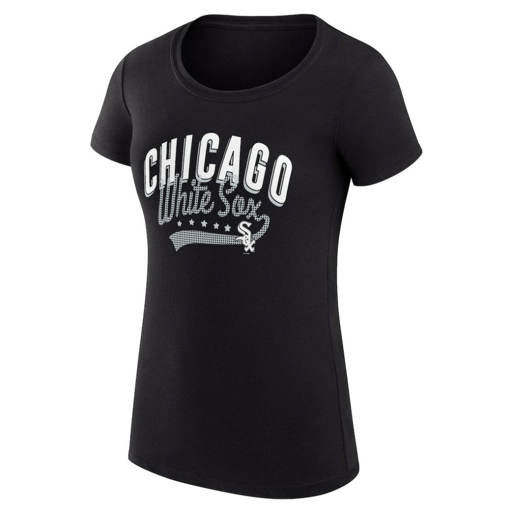 Chicago White Sox G-III 4Her by Carl Banks Women's Super-Slim Fit Lightweight Filigree Team T-Shirt - MLB T-shirts