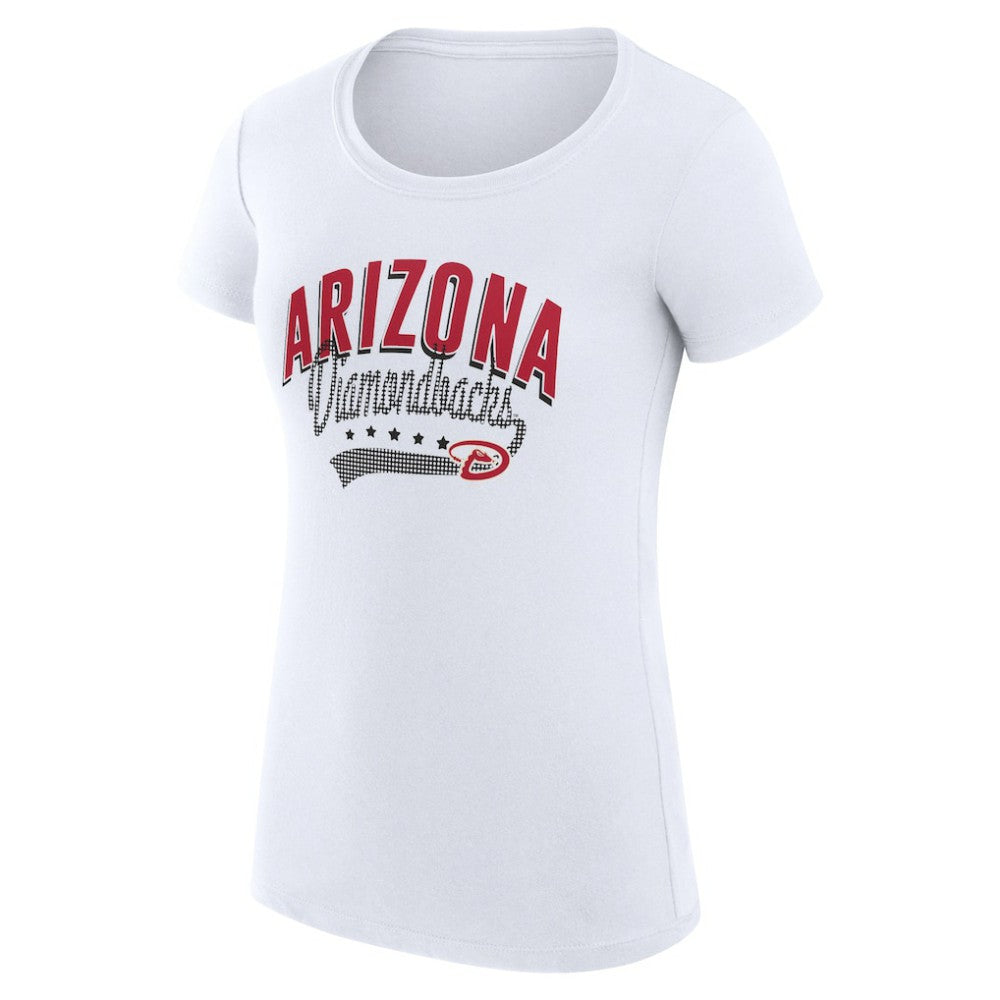 Arizona Diamondbacks G-III 4Her by Carl Banks Women's Super-Slim Fit Lightweight Filigree Team T-Shirt - MLB T-shirts