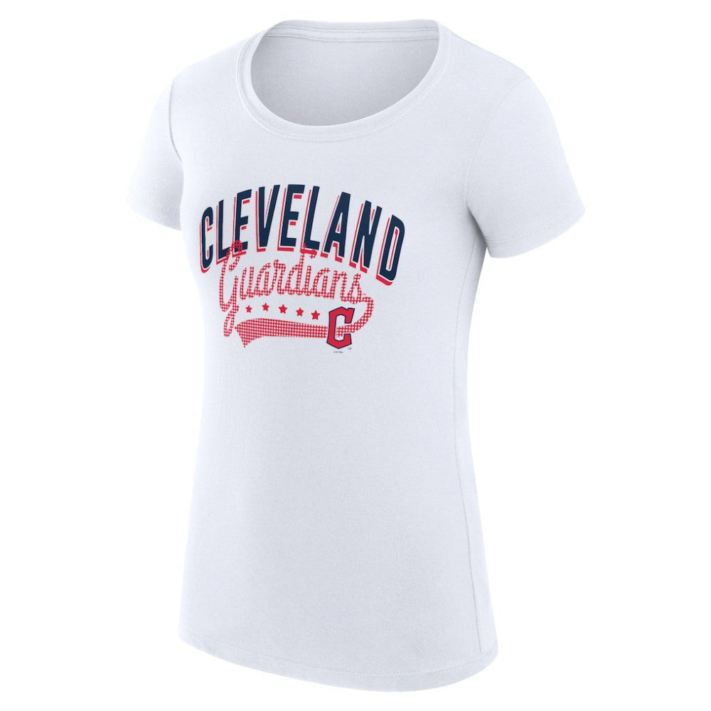 Cleveland Guardians G-III 4Her by Carl Banks Women's Super-Slim Fit Lightweight Filigree Team T-Shirt - MLB T-shirts