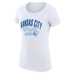 Kansas City Royals G-III 4Her by Carl Banks Women's Super-Slim Fit Lightweight Filigree Team T-Shirt - MLB T-shirts