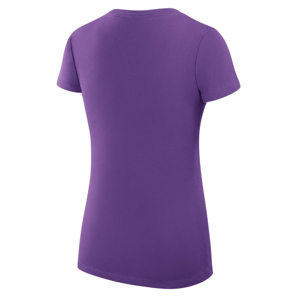 Colorado Rockies G-III 4Her by Carl Banks Women's Super-Slim Fit Lightweight Filigree Team V-Neck T-Shirt - MLB T-shirts