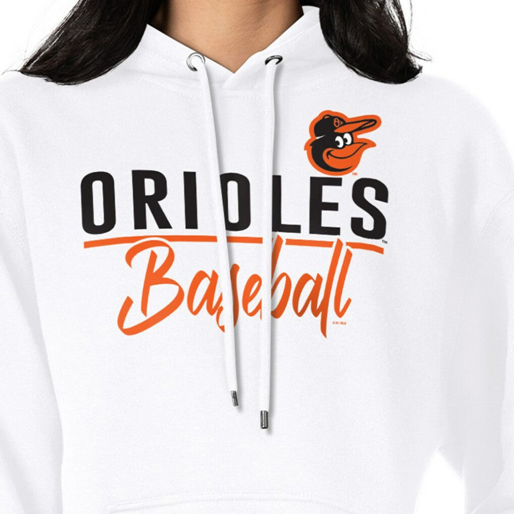 Baltimore Orioles G-III 4Her by Carl Banks Women's Team Fleece Pullover Hoodie - MLB Hoodies