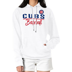 Chicago Cubs G-III 4Her by Carl Banks Women's Team Fleece Pullover Hoodie - MLB Hoodies