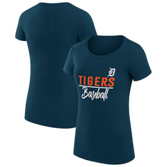 Detroit Tigers G-III 4Her by Carl Banks Women's Super-Slim Fit Lightweight Team Graphic T-Shirt - MLB T-shirts