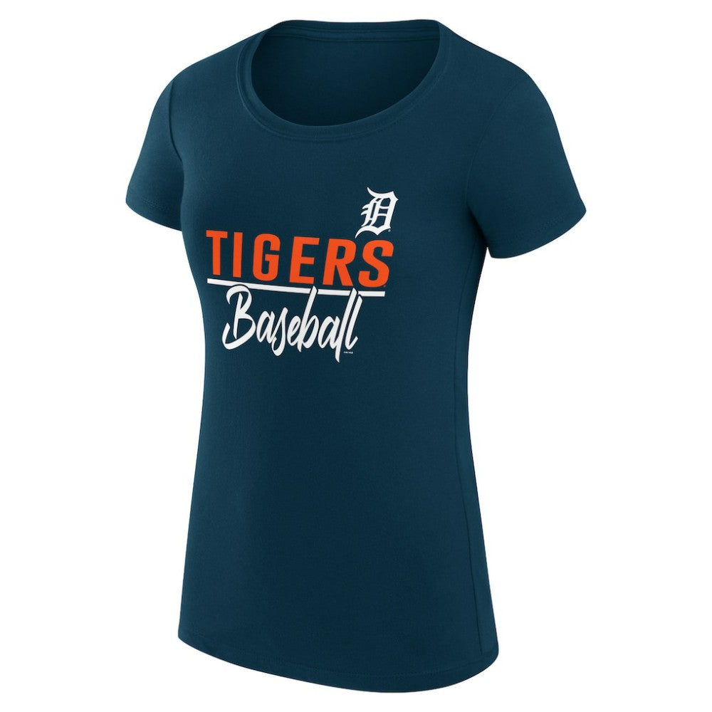 Detroit Tigers G-III 4Her by Carl Banks Women's Super-Slim Fit Lightweight Team Graphic T-Shirt - MLB T-shirts