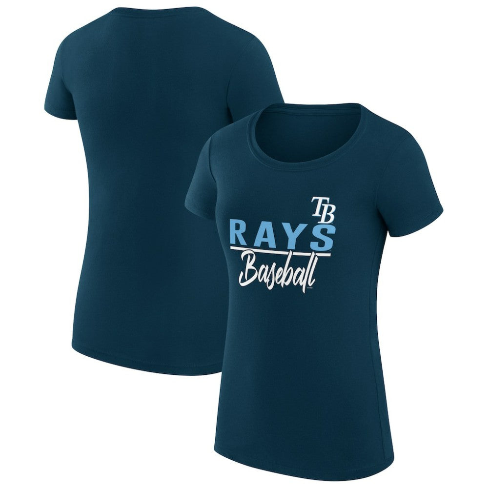 Tampa Bay Rays G-III 4Her by Carl Banks Women's Super-Slim Fit Lightweight Team Graphic T-Shirt - MLB T-shirts