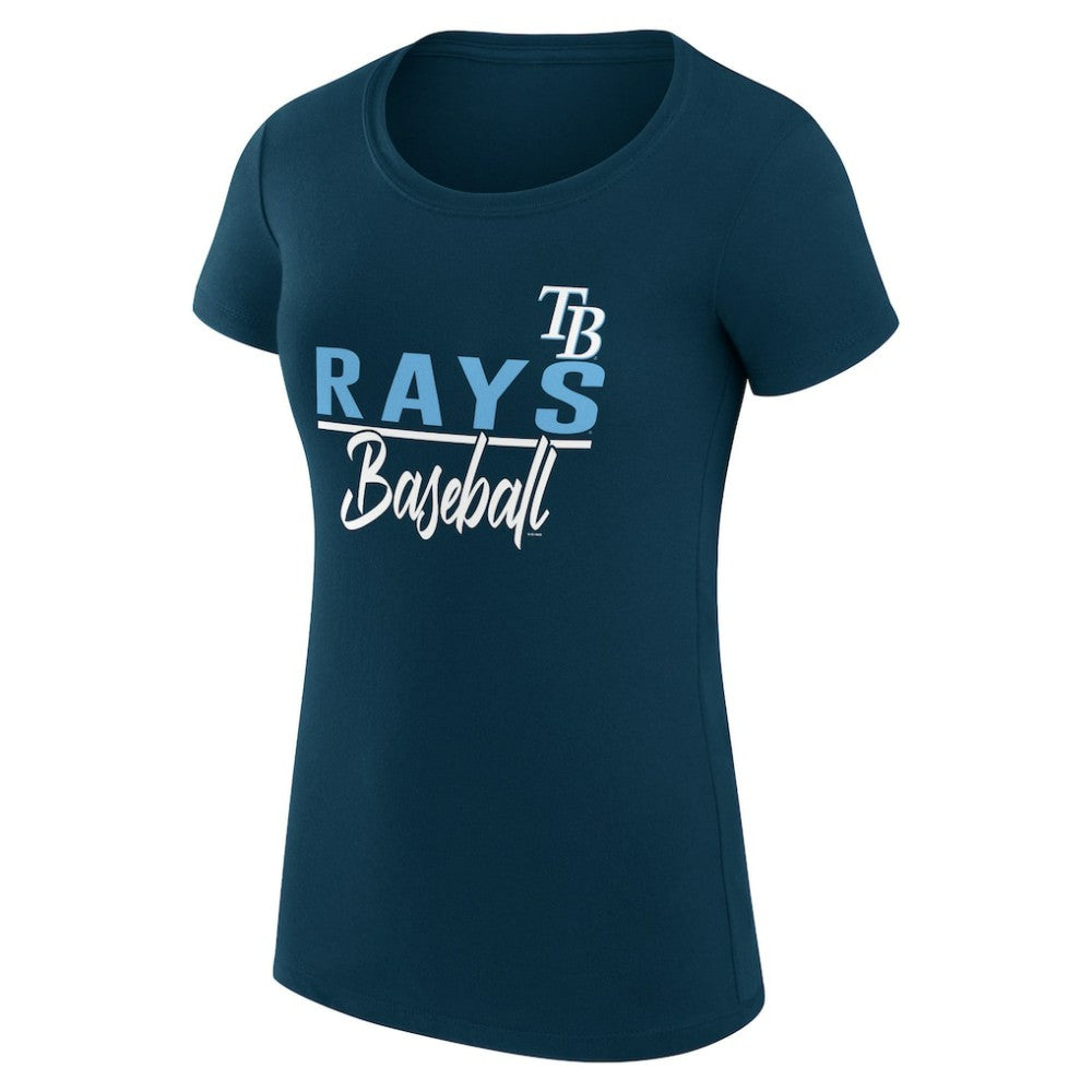 Tampa Bay Rays G-III 4Her by Carl Banks Women's Super-Slim Fit Lightweight Team Graphic T-Shirt - MLB T-shirts