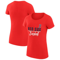 Boston Red Sox G-III 4Her by Carl Banks Women's Super-Slim Fit Lightweight Team Graphic T-Shirt - MLB T-shirts