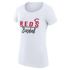 Cincinnati Reds G-III 4Her by Carl Banks Women's Super-Slim Fit Lightweight Team Graphic T-Shirt - MLB T-shirts
