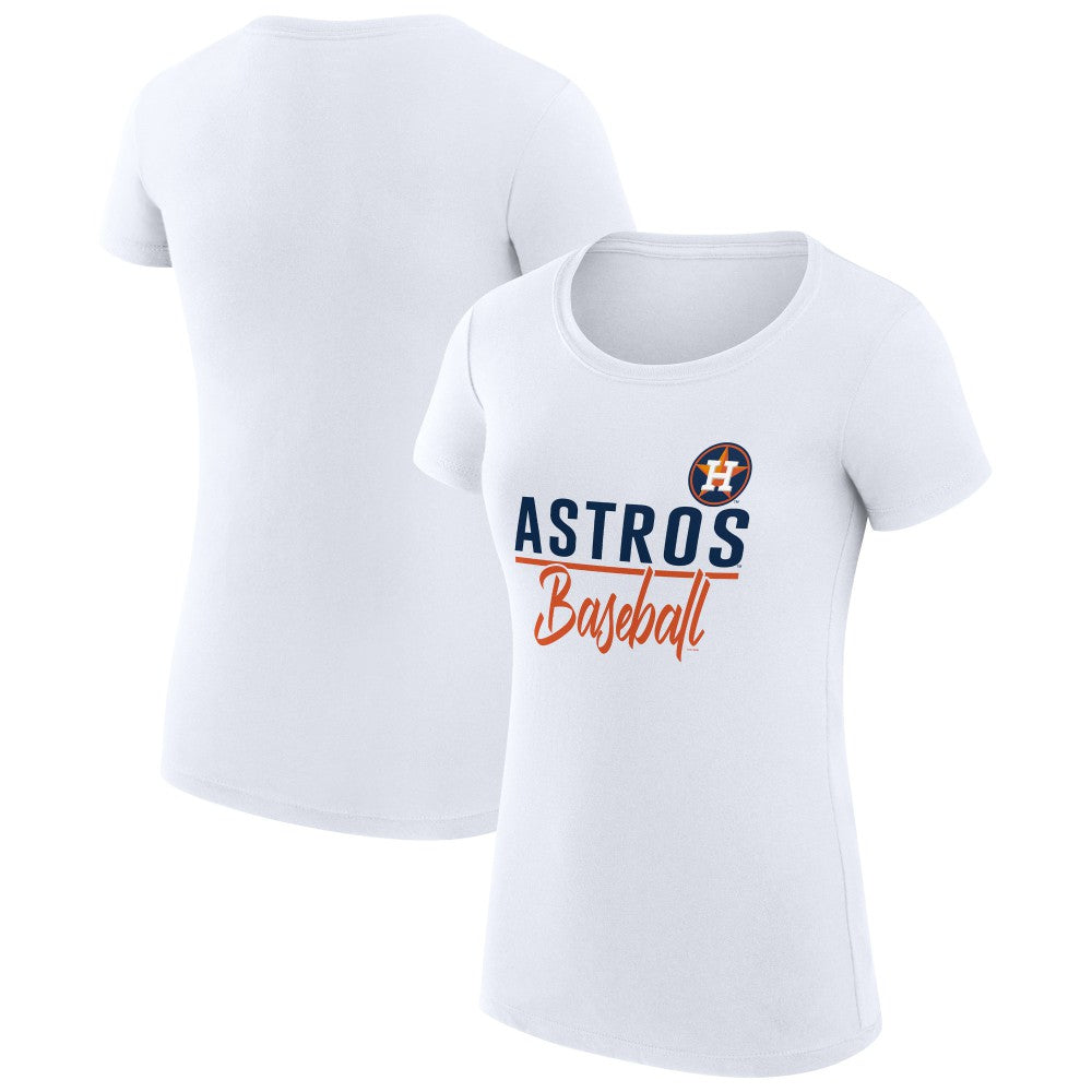 Houston Astros G-III 4Her by Carl Banks Women's Super-Slim Fit Lightweight Team Graphic T-Shirt - MLB T-shirts