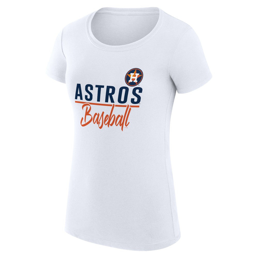 Houston Astros G-III 4Her by Carl Banks Women's Super-Slim Fit Lightweight Team Graphic T-Shirt - MLB T-shirts