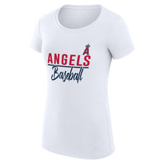 Los Angeles Angels G-III 4Her by Carl Banks Women's Super-Slim Fit Lightweight Team Graphic T-Shirt - MLB T-shirts