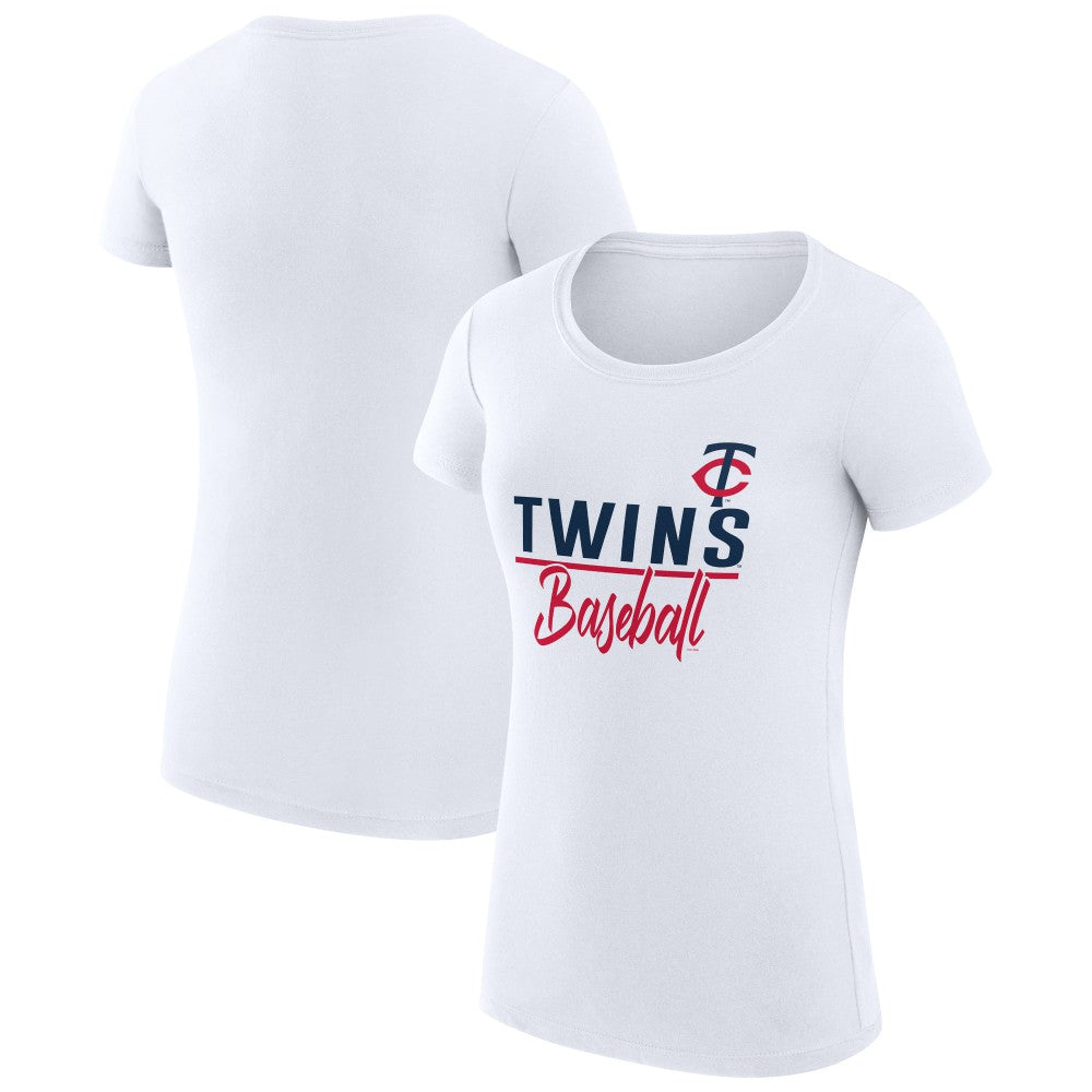 Minnesota Twins G-III 4Her by Carl Banks Women's Super-Slim Fit Lightweight Team Graphic T-Shirt - MLB T-shirts