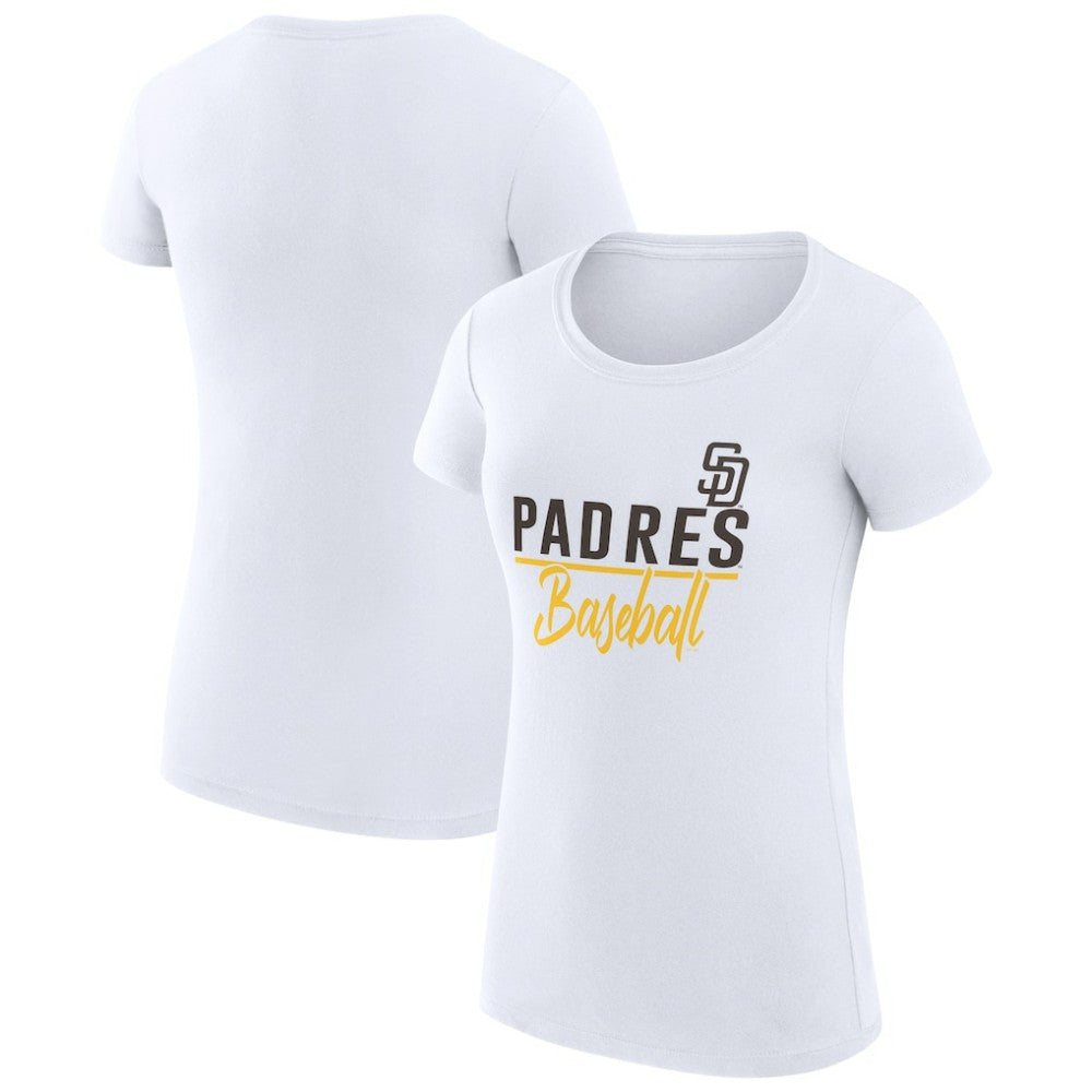 San Diego Padres G-III 4Her by Carl Banks Women's Super-Slim Fit Lightweight Team Graphic T-Shirt - MLB T-shirts