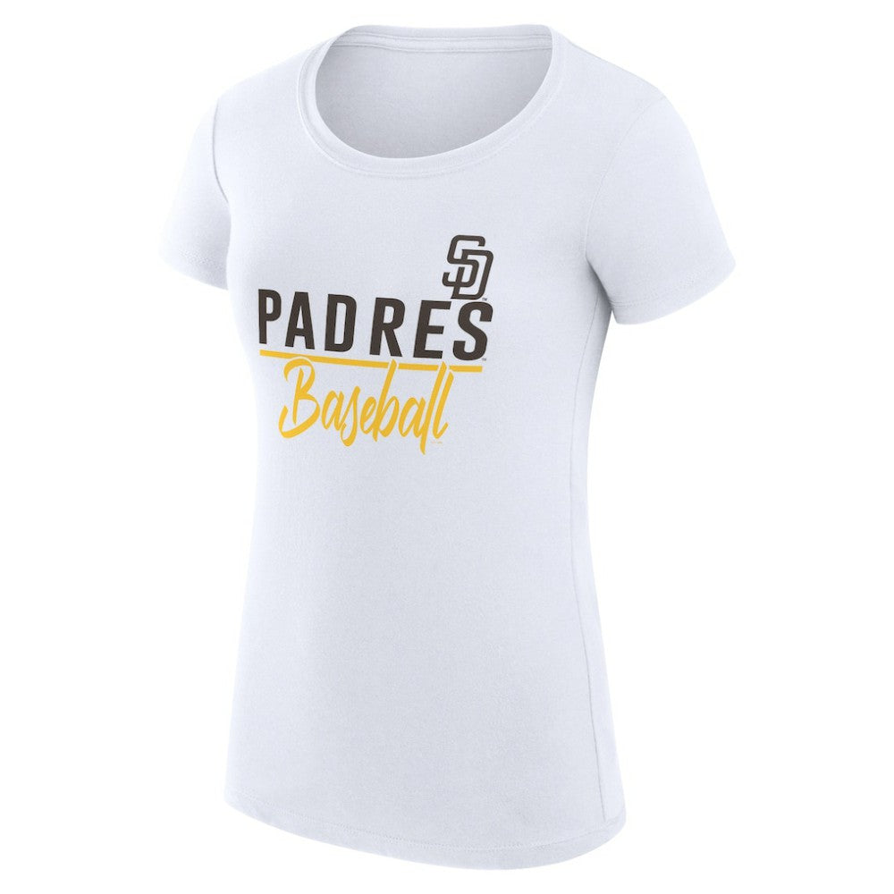 San Diego Padres G-III 4Her by Carl Banks Women's Super-Slim Fit Lightweight Team Graphic T-Shirt - MLB T-shirts