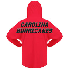 Carolina Hurricanes Fanatics Women's Jersey Lace-Up V-Neck Long Sleeve Hoodie T-Shirt -  NHL T-shirts