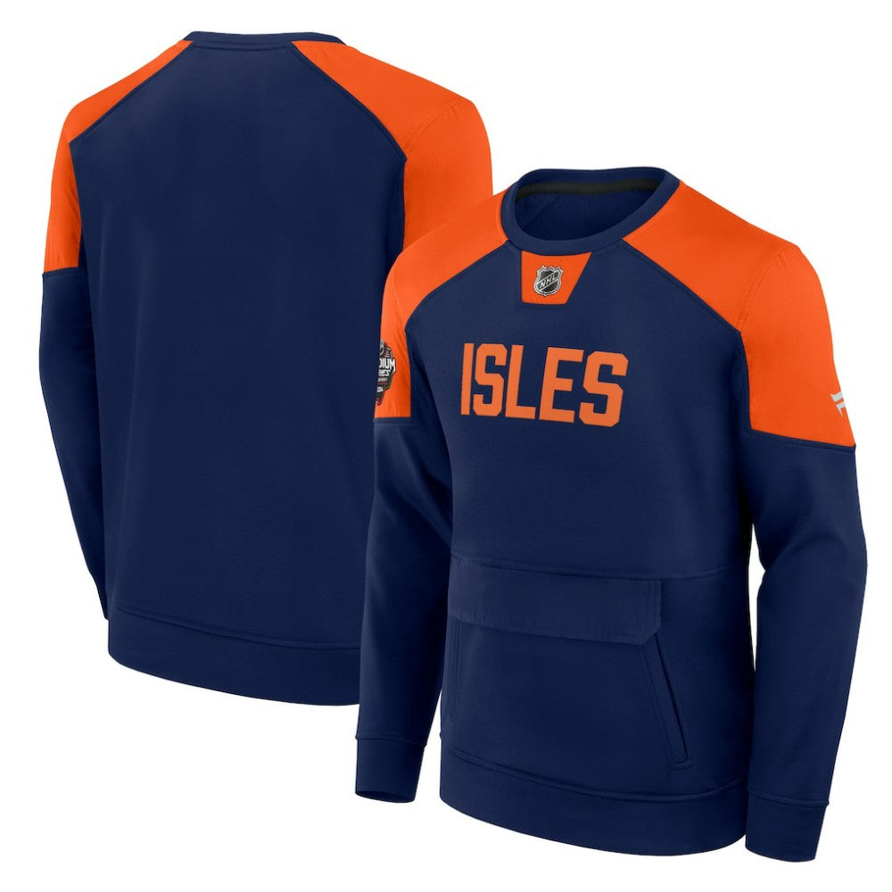 New York Islanders Fanatics 2024 NHL Stadium Series Authentic Pro Fleece Logo Pullover Sweatshirt -  NHL Sweatshirts