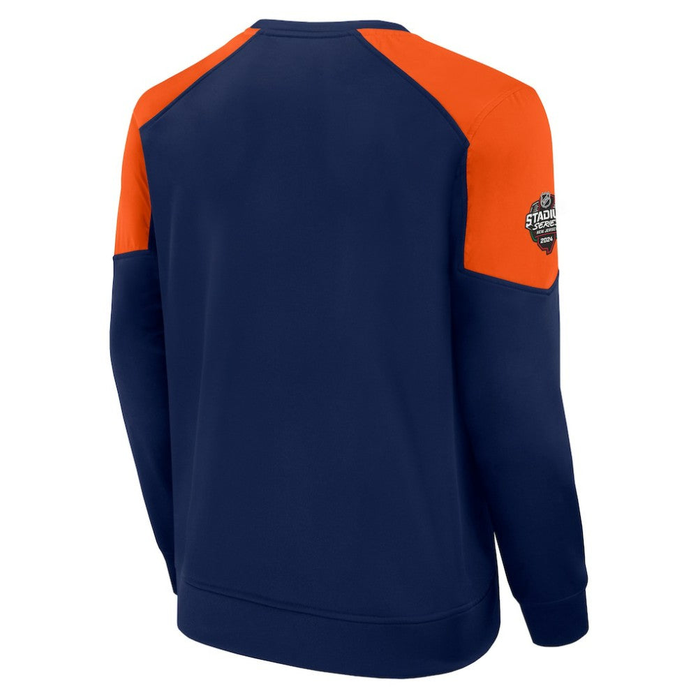 New York Islanders Fanatics 2024 NHL Stadium Series Authentic Pro Fleece Logo Pullover Sweatshirt -  NHL Sweatshirts