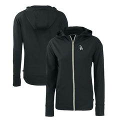 Los Angeles Dodgers Cutter & Buck Women's Daybreak Eco Recycled Full-Zip Hoodie - MLB Hoodies