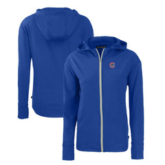 Chicago Cubs Cutter & Buck Women's Daybreak Eco Recycled Full-Zip Hoodie - MLB Hoodies