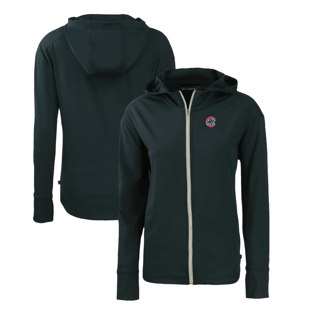 Chicago Cubs Cutter & Buck Women's Daybreak Eco Recycled Full-Zip Hoodie - MLB Hoodies