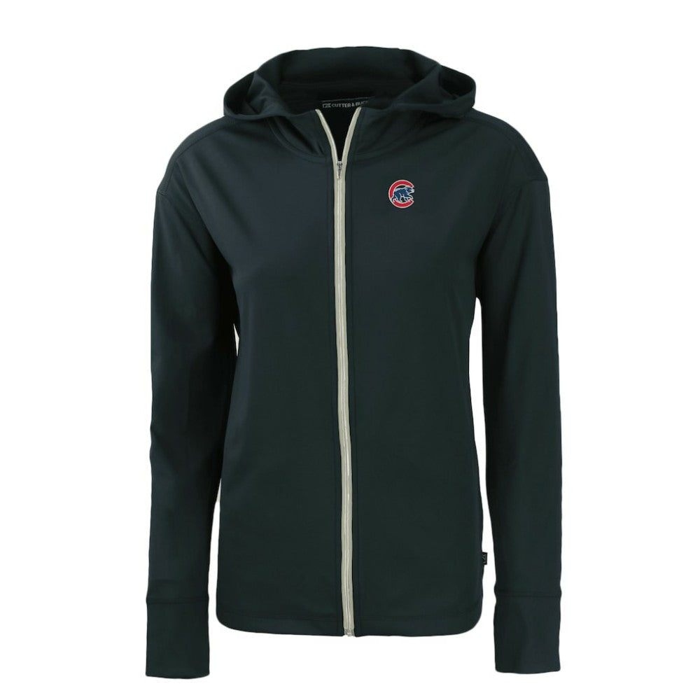 Chicago Cubs Cutter & Buck Women's Daybreak Eco Recycled Full-Zip Hoodie - MLB Hoodies