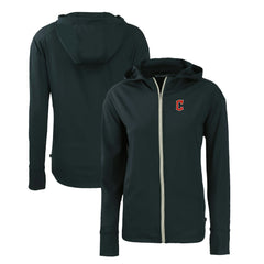Cleveland Guardians Cutter & Buck Women's Daybreak Eco Recycled Full-Zip Hoodie - MLB Hoodies