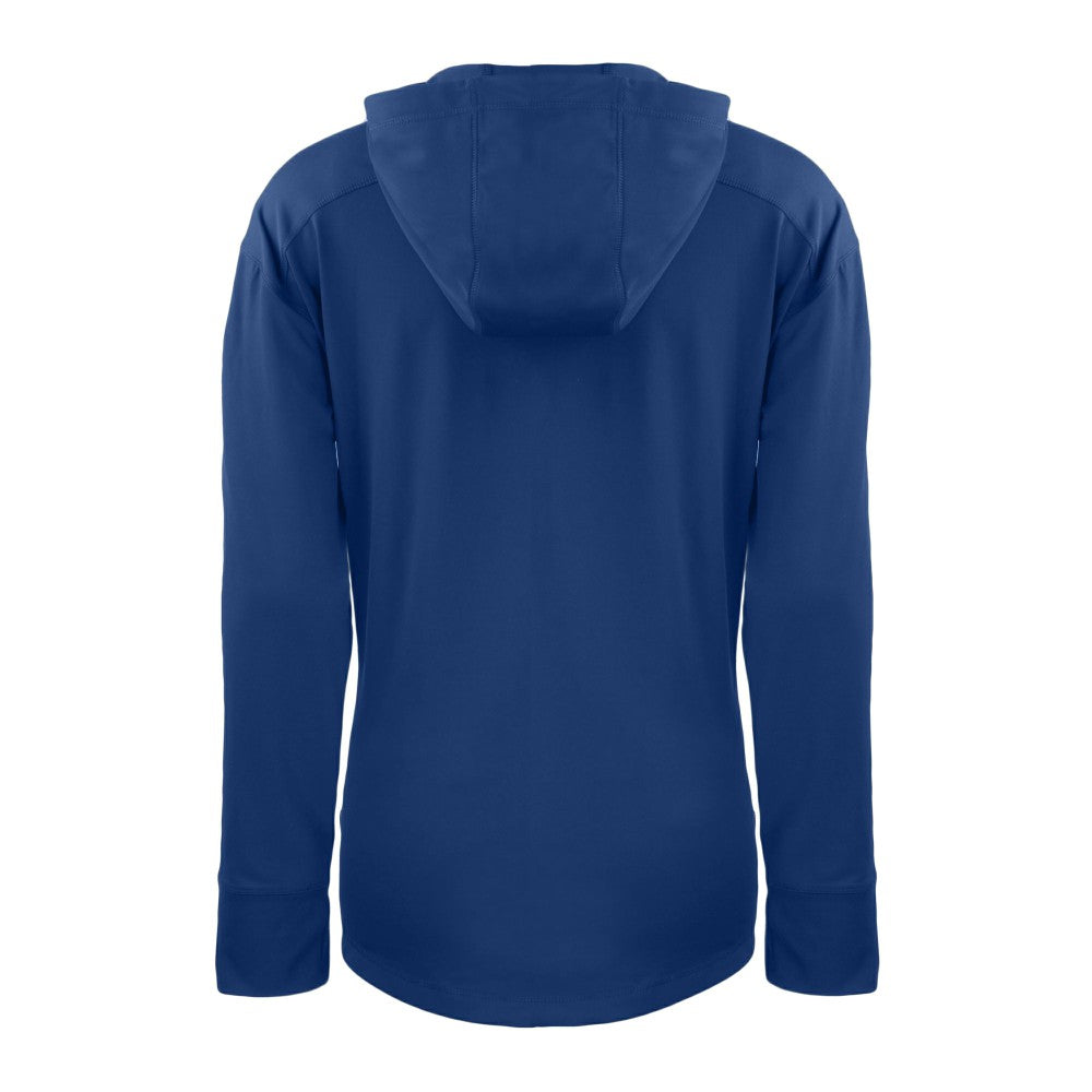 Kansas City Royals Cutter & Buck Women's Daybreak Eco Recycled Half-Zip Hoodie - MLB Hoodies