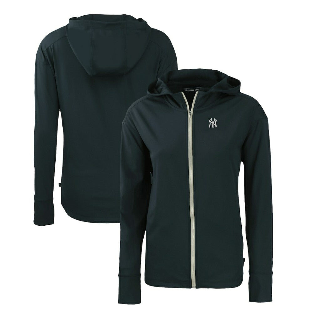 New York Yankees Cutter & Buck Women's Daybreak Eco Recycled Full-Zip Hoodie - MLB Hoodies