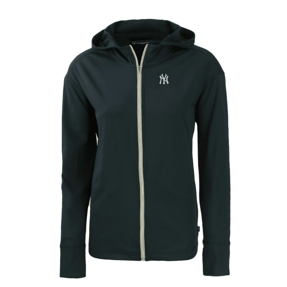 New York Yankees Cutter & Buck Women's Daybreak Eco Recycled Full-Zip Hoodie - MLB Hoodies
