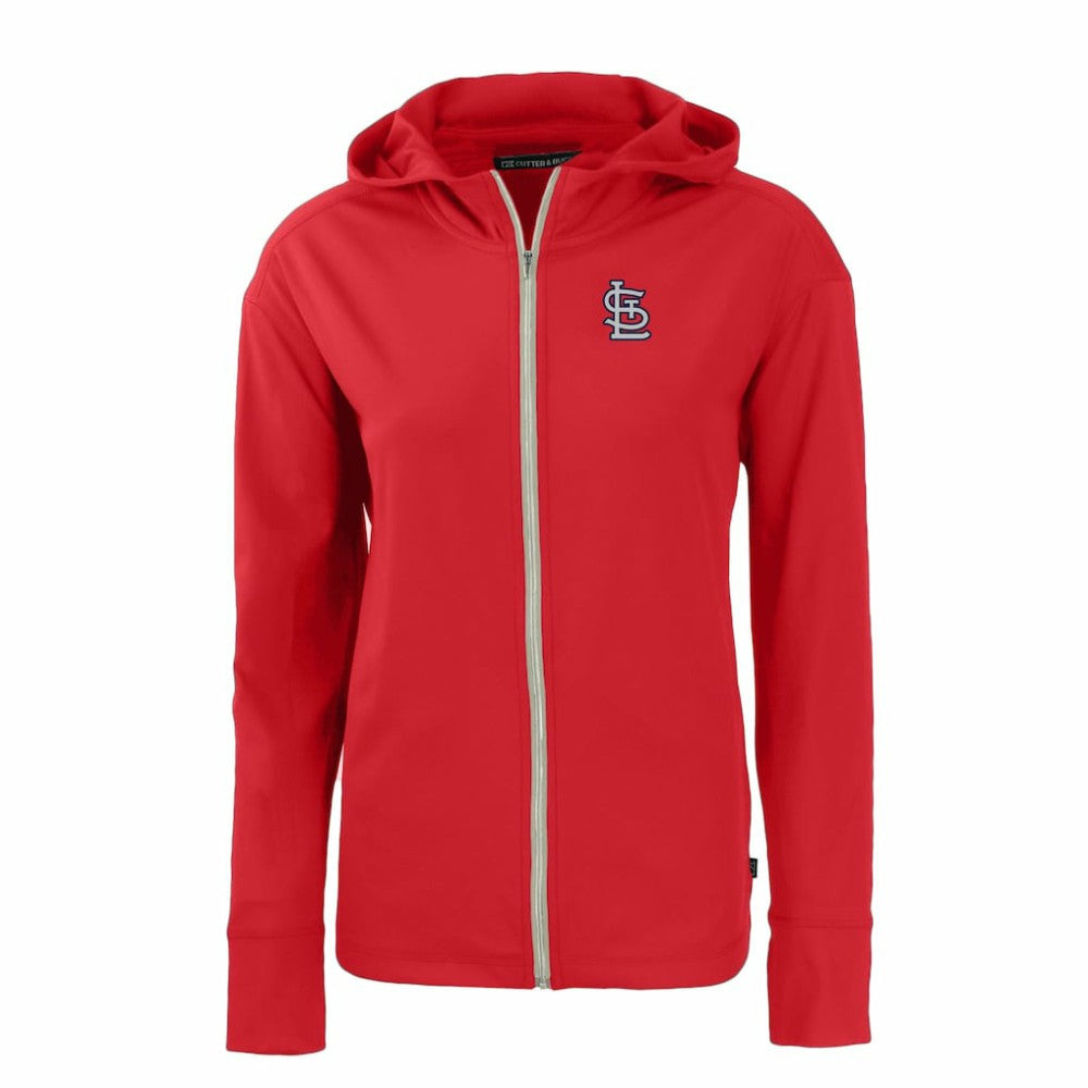 St. Louis Cardinals Cutter & Buck Women's Daybreak Eco Recycled Full-Zip Hoodie - MLB Hoodies