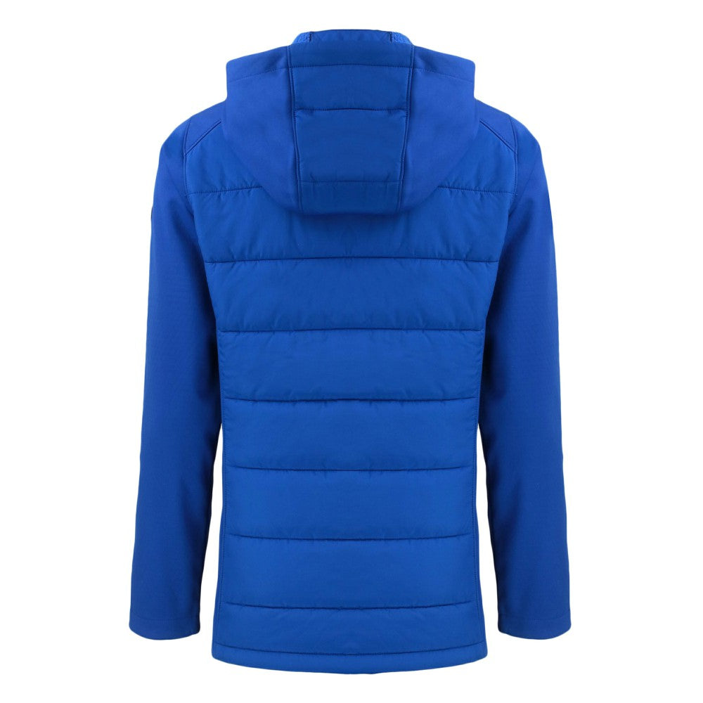 New York Mets Cutter & Buck Women's Evoke Hybrid Eco Softshell Recycled Full-Zip Hoodie Jacket - MLB Jackets