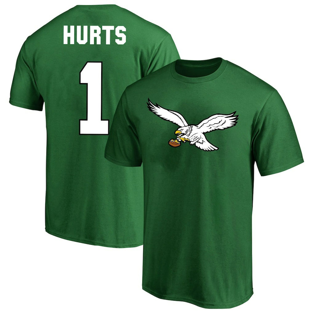 Philadelphia Eagles Jalen Hurts  Big & Tall Player Name & Number T-Shirt | NFL New