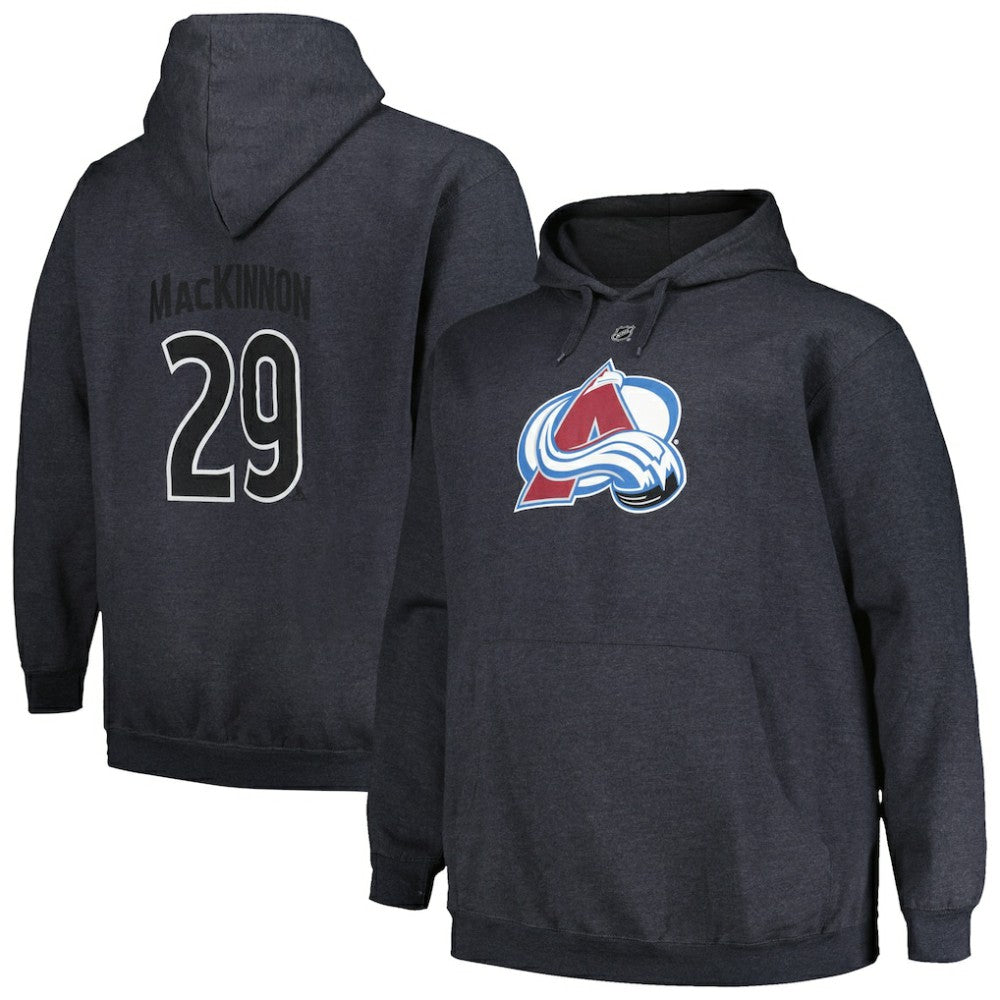 Nathan MacKinnon Colorado Avalanche Profile Big & Tall Name & Number Pullover Hoodie -  NHL Hoodies
