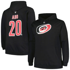 Sebastian Aho Carolina Hurricanes Profile Big & Tall Name & Number Pullover Hoodie -  NHL Hoodies