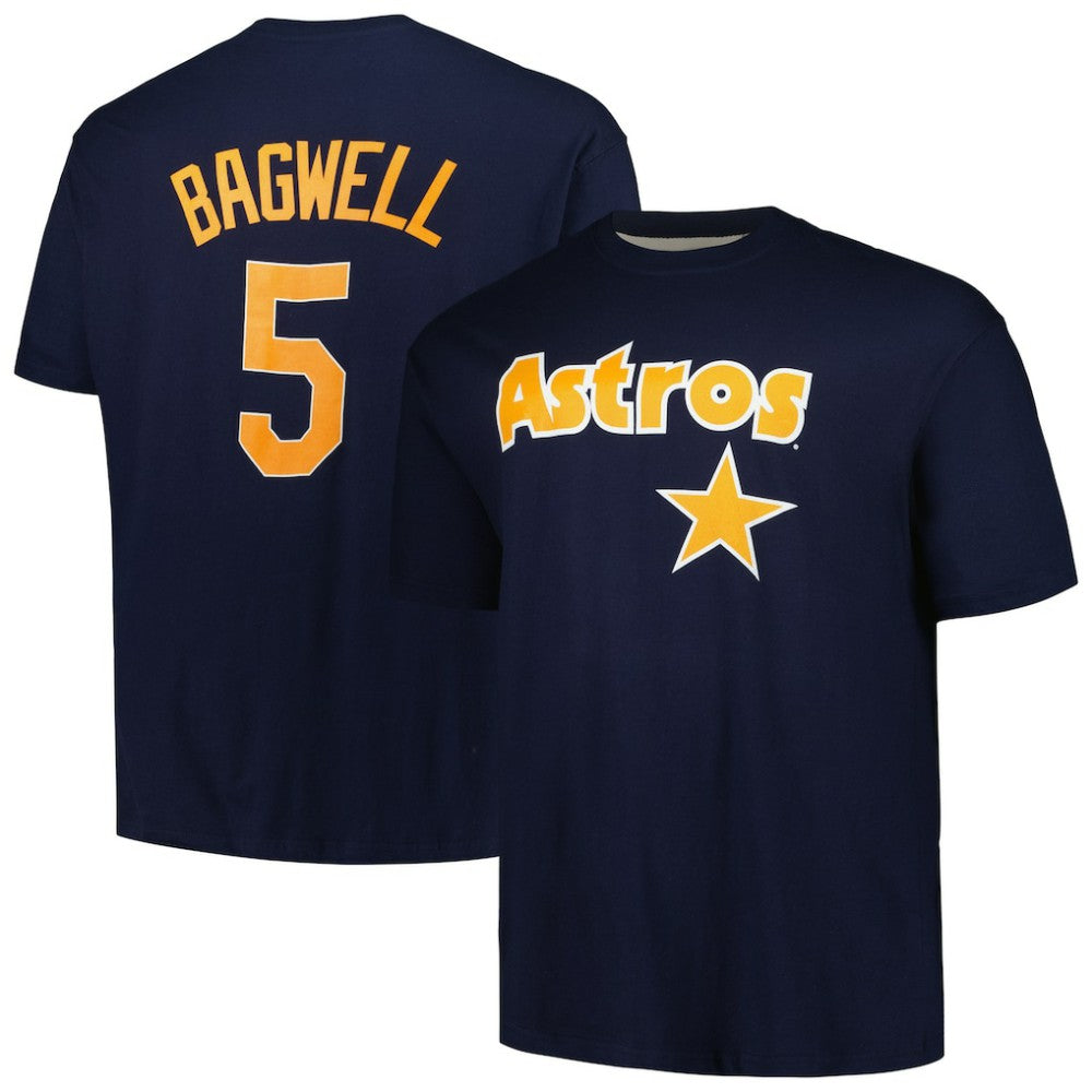Jeff Bagwell Houston Astros Profile Big & Tall Cooperstown Collection Player Name & Number T-Shirt - MLB T-shirts