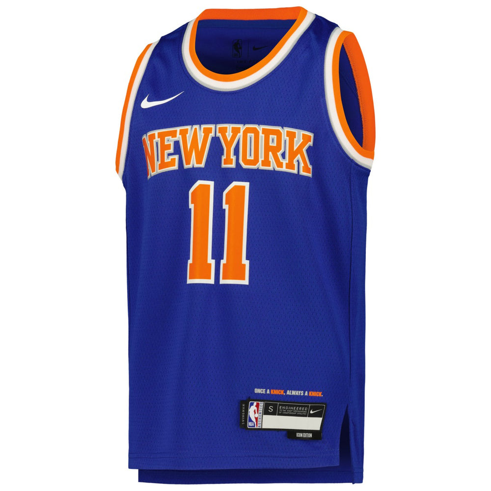 Blue Jalen Brunson New York Knicks Youth Swingman Jersey | NBA