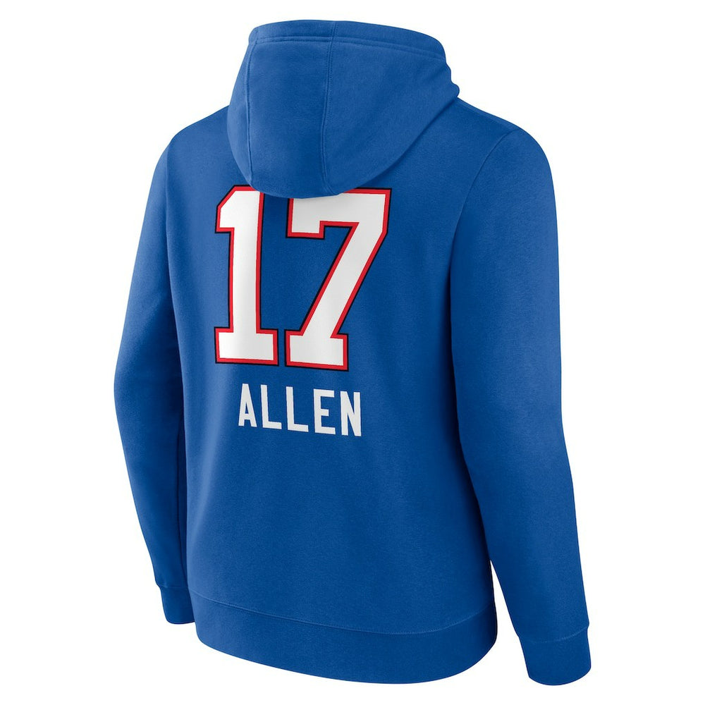 Buffalo Bills Josh Allen  Team Wordmark Pullover Hoodie | NFL Sale