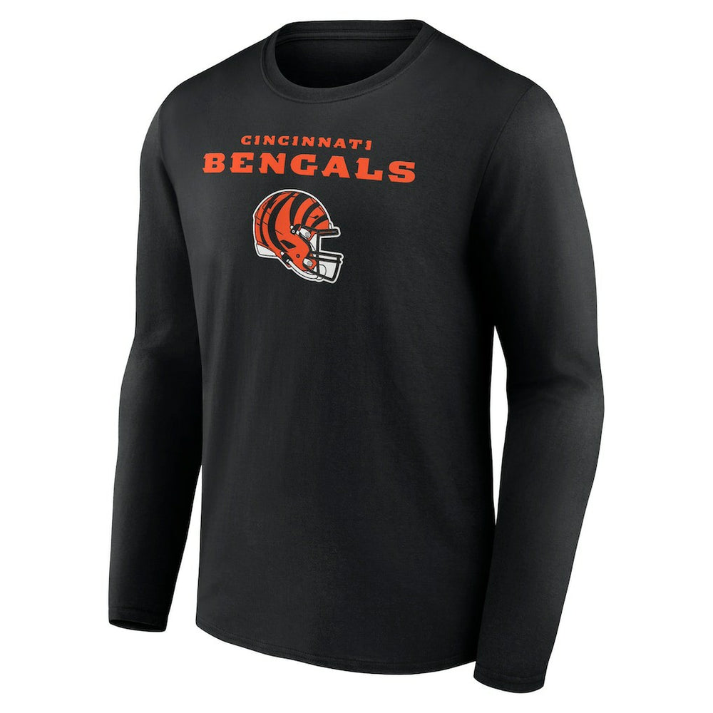 Cincinnati Bengals Joe Burrow  Team Wordmark Long Sleeve T-Shirt | NFL Discount