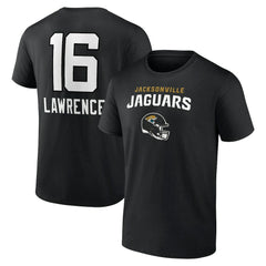 Jacksonville Jaguars Trevor Lawrence  Team Wordmark Name & Number T-Shirt | NFL Sale