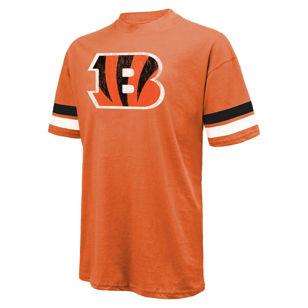 Cincinnati Bengals Joe Burrow  Majestic Threads Name & Number Oversize Fit T-Shirt | NFL Near me