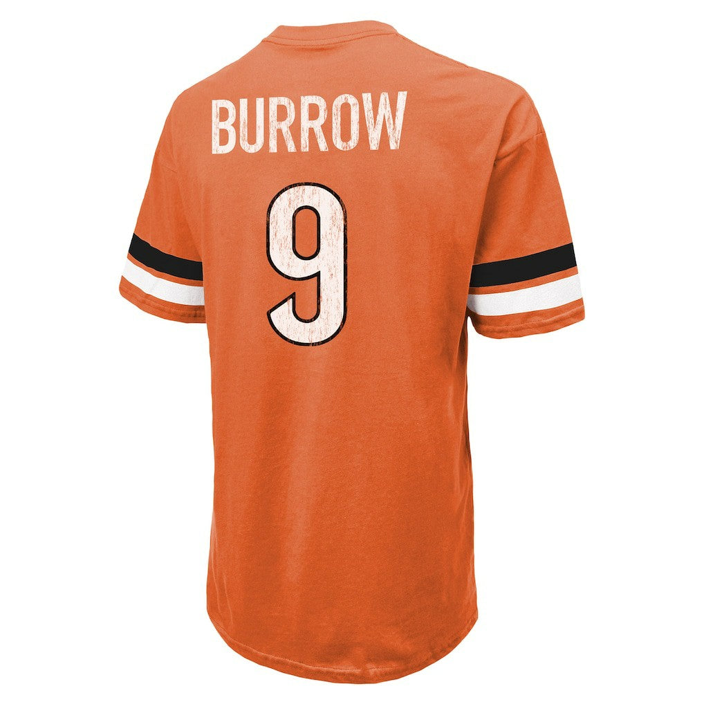 Cincinnati Bengals Joe Burrow  Majestic Threads Name & Number Oversize Fit T-Shirt | NFL Near me