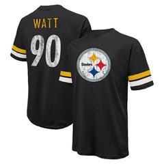Pittsburgh Steelers T.J. Watt  Majestic Threads Name & Number Oversize Fit T-Shirt | NFL On sale