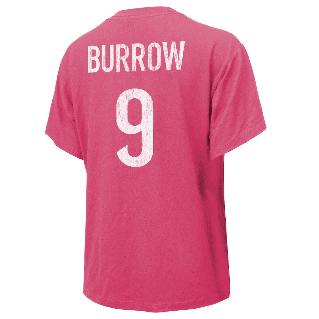 Cincinnati Bengals Joe Burrow  Majestic Threads Women's Name & Number T-Shirt | NFL Hot