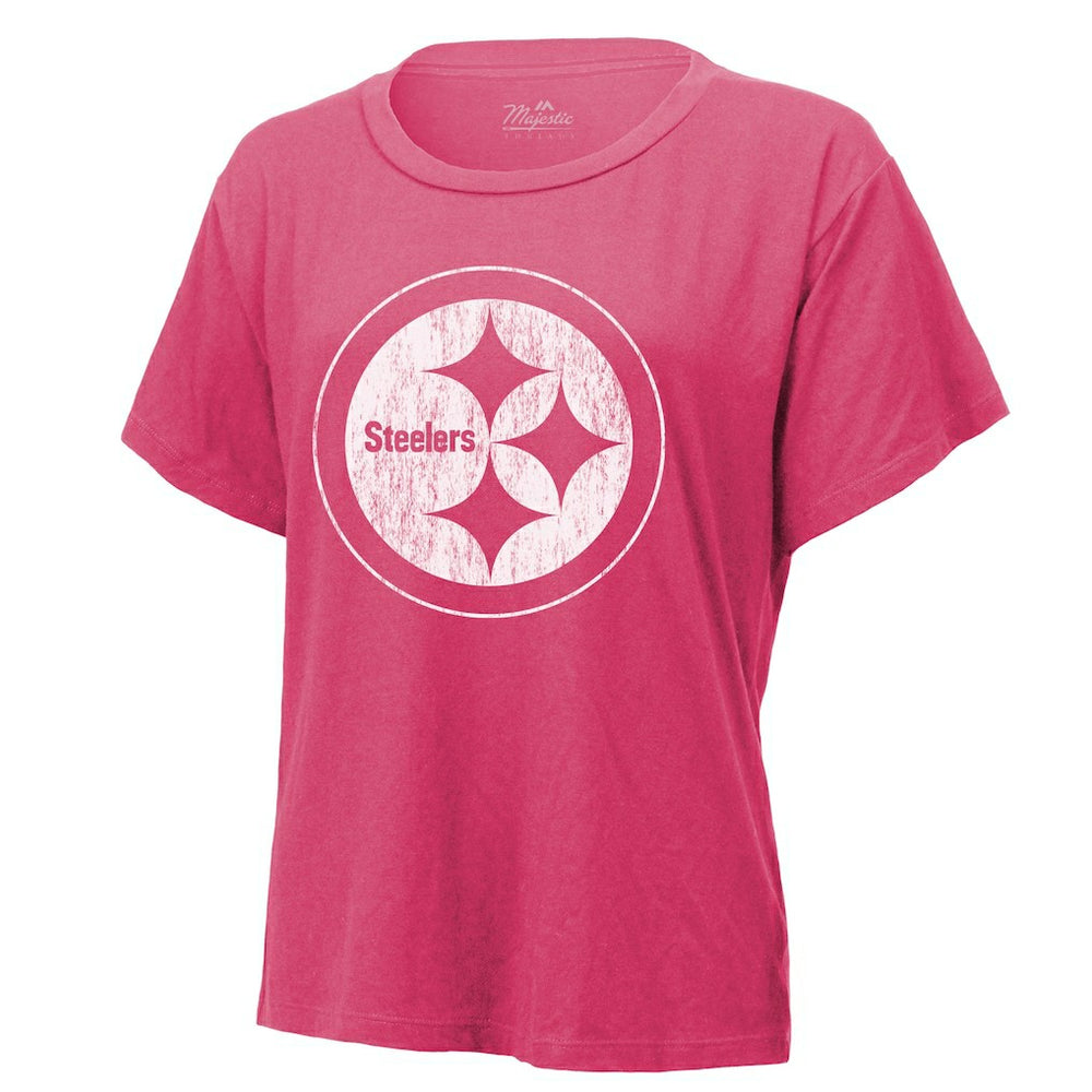 Pittsburgh Steelers T.J. Watt  Majestic Threads Women's Name & Number T-Shirt | NFL US