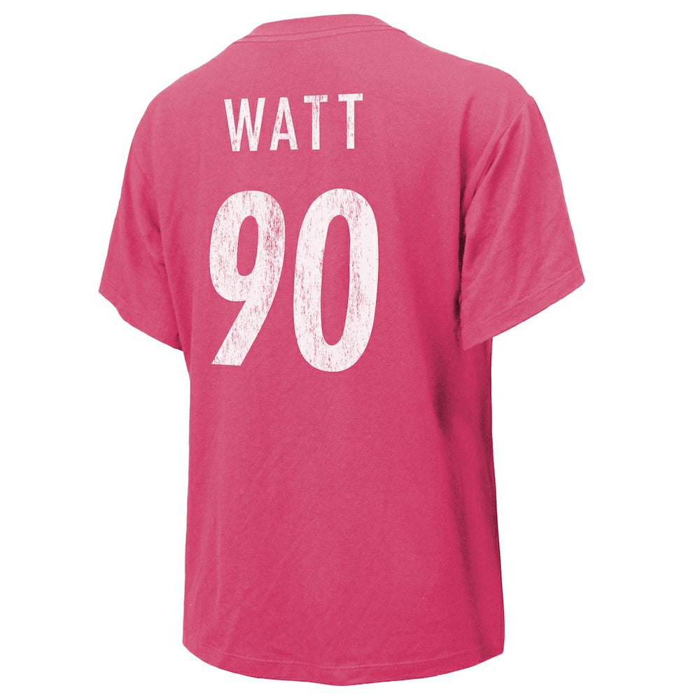 Pittsburgh Steelers T.J. Watt  Majestic Threads Women's Name & Number T-Shirt | NFL US