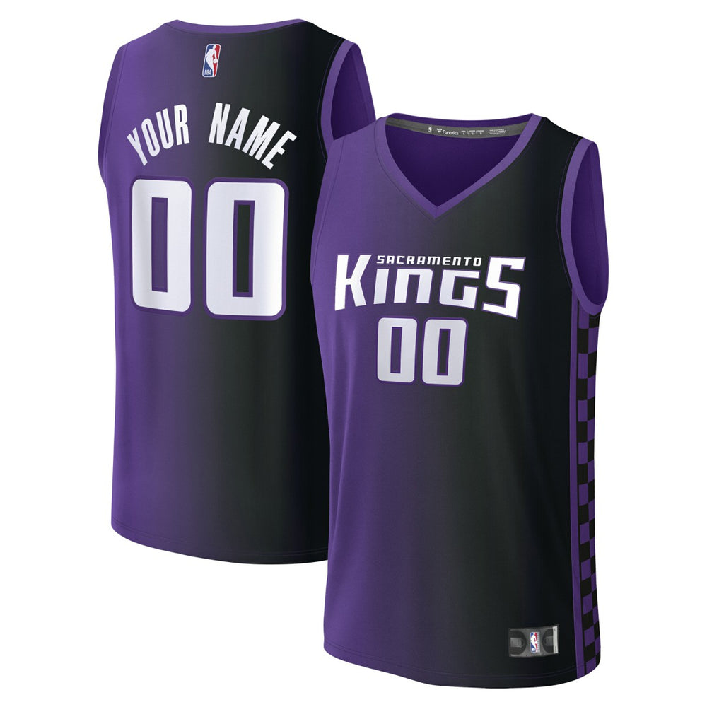 Purple Sacramento Kings Fast Break Custom Jersey | NBA